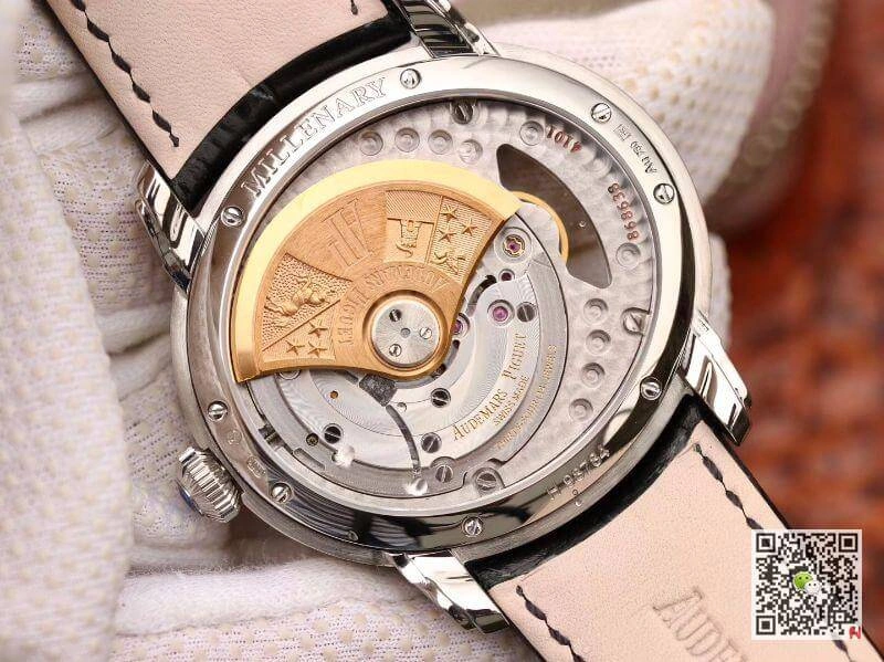 Audemars Piguet Millenary 4101 15350ST.00.D002CR.02 V9 Factory 1:1 Best Edition Replica Watch Swiss ETA4101 Skeleton Dial Black Leather Strap